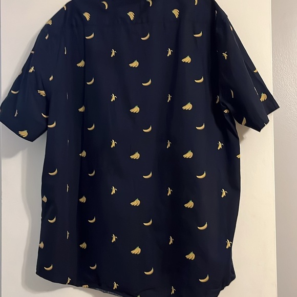 Banana Button Up Shirt by Visive 2XL - Picture 3 of 5